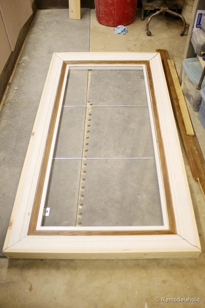 how to build a large chunky frame for a chalkboard-6 (1)