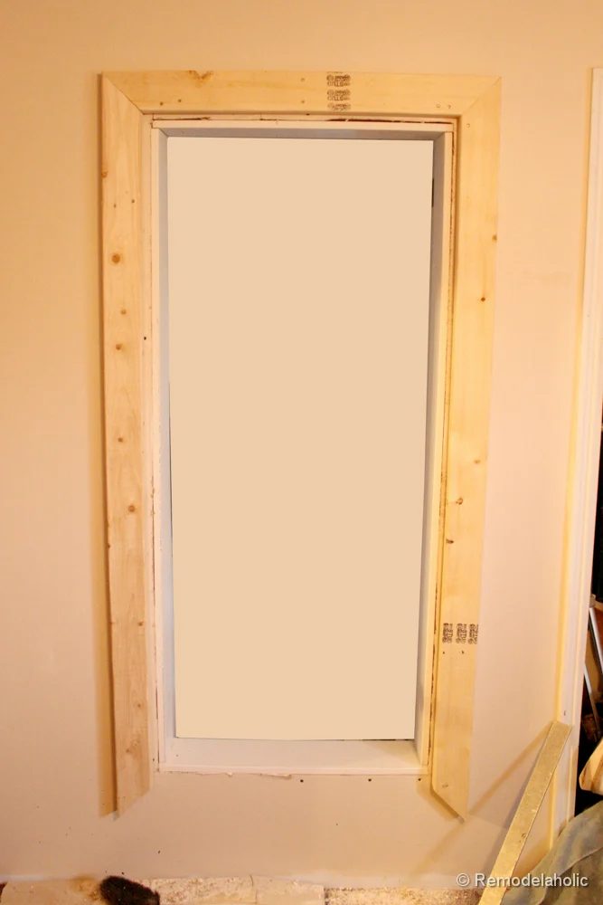 how to build a large chunky frame for a chalkboard-6 (5)