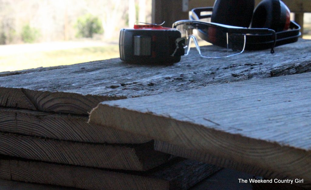 3 Salvaged wood used to create coffee bar, The Weekend Country Girl featured on @Bekob
