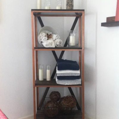 square copper shelf