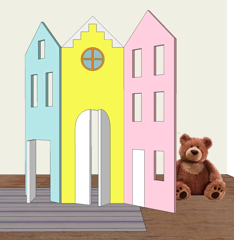 Handmade Children Room Divider Apieceofrainbow ForBekob (7)