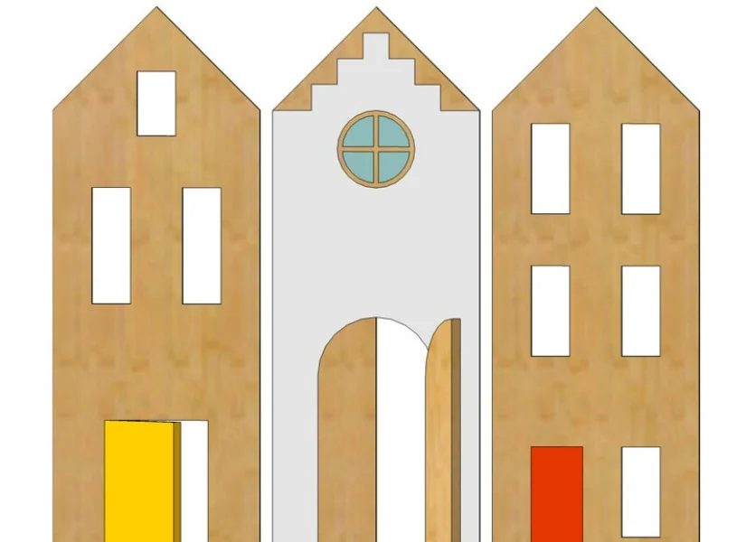 Build A Children’s Playhouse Room Divider