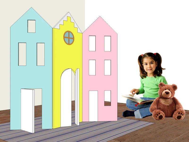 Handmade Children Room Divider Apieceofrainbow ForBekob (3)