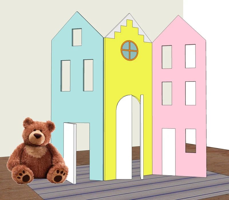 Handmade Children Room Divider Apieceofrainbow ForBekob (4)