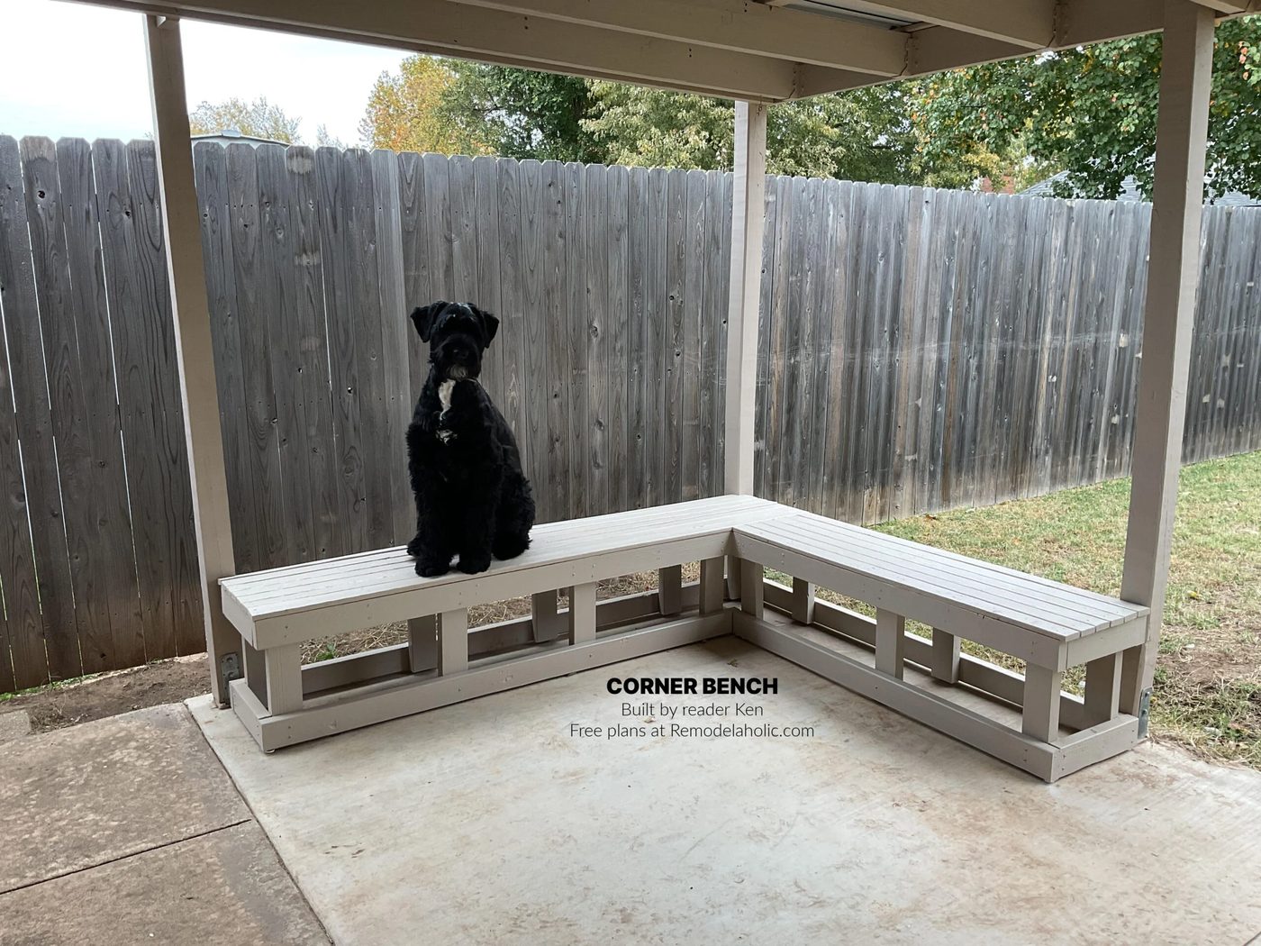 Long Corner Bench From Ken Leatherneck Nov 2023 Bekob