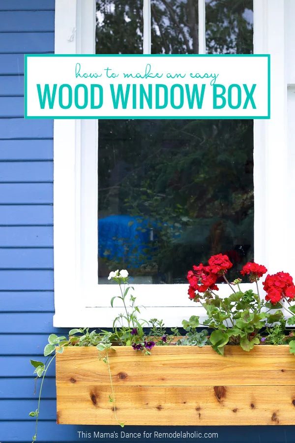 Make An straightforward Handmade Wood Window Box Planter, Bekob