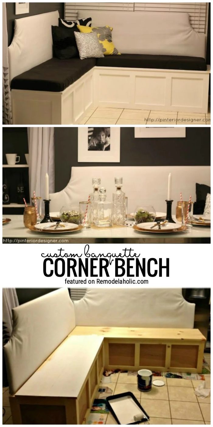 Build Your Very Own Custom Banquette Corner Bench With This walkthrough Featured On Bekob.com
