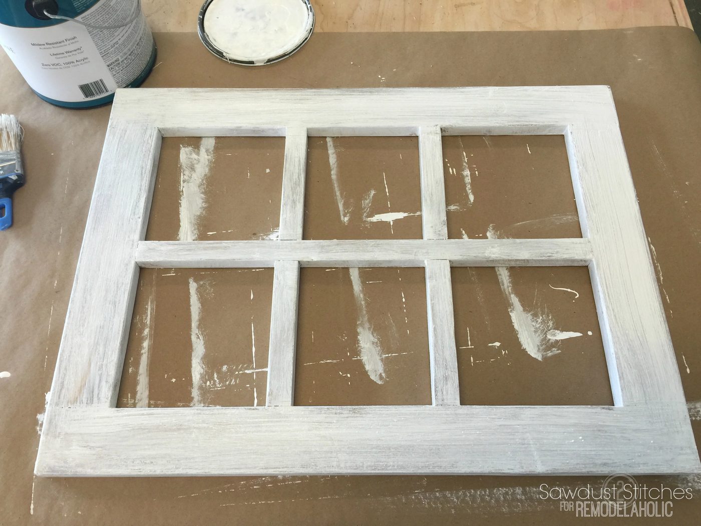 Handmade Rustic Window Frame By Sawdust2Stitches For Bekob.com 4