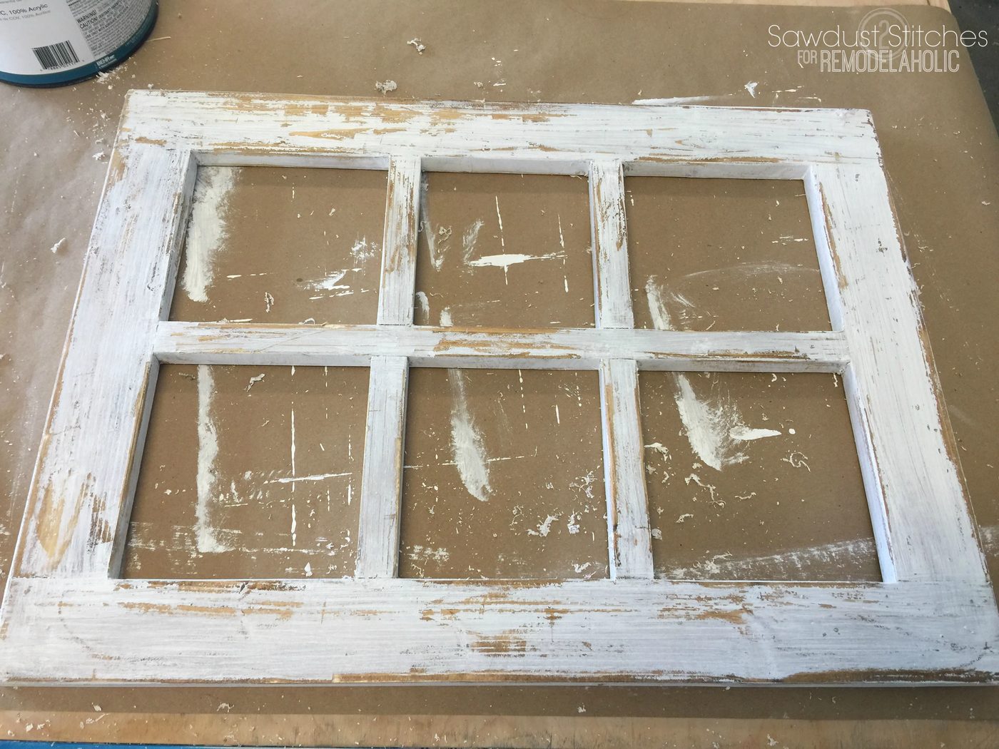 Handmade Rustic Window Frame By Sawdust2Stitches For Bekob.com 6