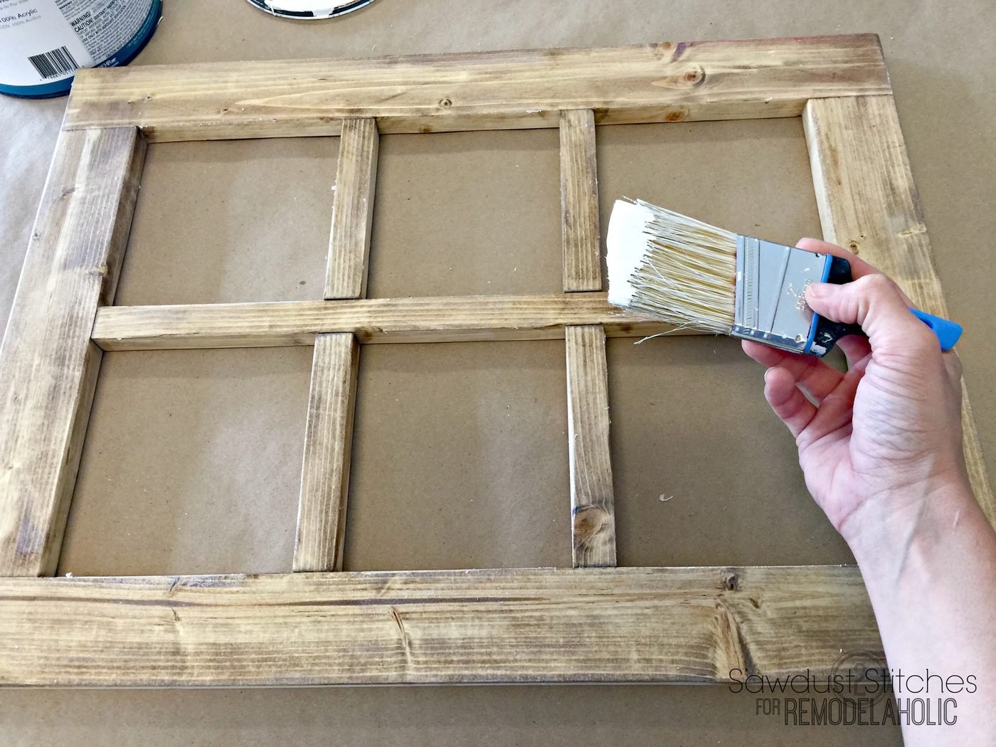Handmade Rustic Window Frame By Sawdust2Stitches For Bekob.com 3