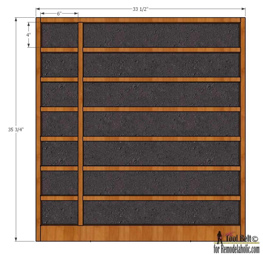 Organize your family with a divided chalkboard calendar with hooks. Free Handmade plans and walkthrough on #Bekob #organization