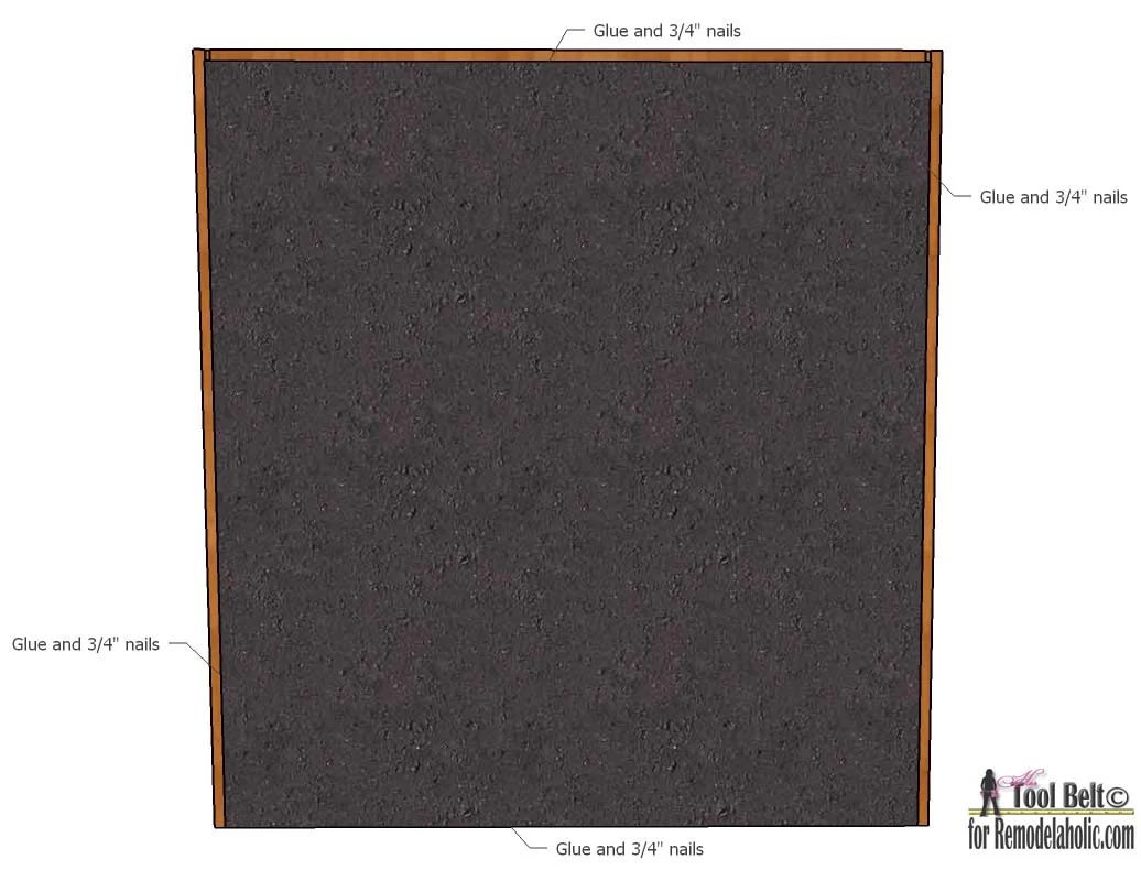 Organize your family with a divided chalkboard calendar with hooks. Free Handmade plans and walkthrough on #Bekob #organization