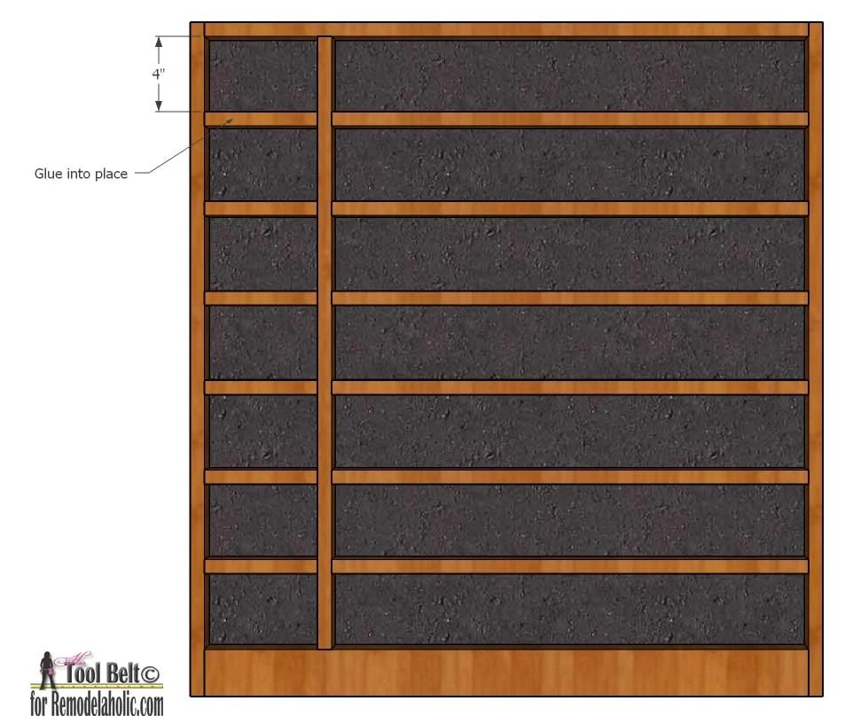 Organize your family with a divided chalkboard calendar with hooks. Free Handmade plans and walkthrough on #Bekob #organization