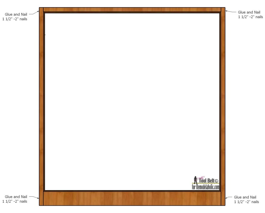 Organize your family with a divided chalkboard calendar with hooks. Free Handmade plans and walkthrough on #Bekob #organization