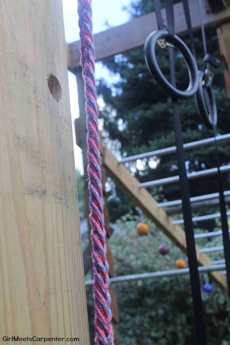 13 Handmade Ninja Course, Braided Rope, By Girl Meets Carpenter Featured On @Bekob