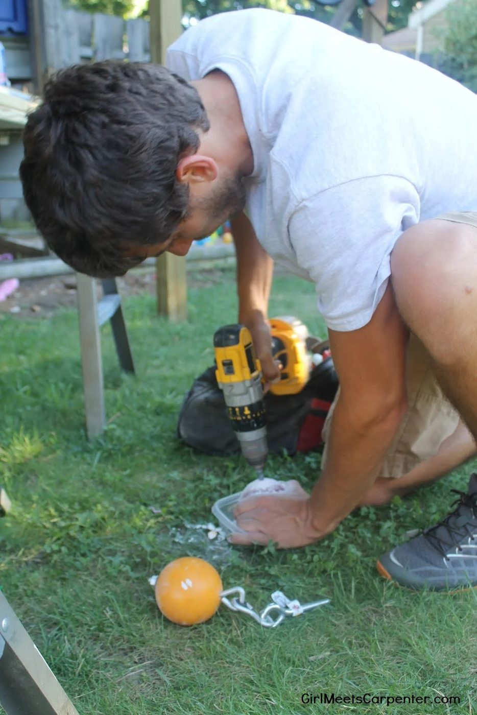 7 Backyard Ninja Course, Handmade Cannonballs As In American Ninja Warrior By Girl Meets Carpenter Featured On @Bekob