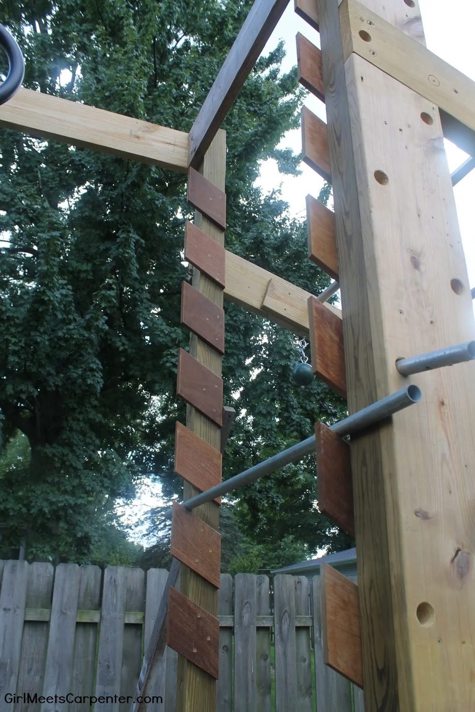 15 Build Your Own Salmon Ladder On A Backyard Ninja Warrior Course, By Girl Meets Carpenter Featured On @Bekob