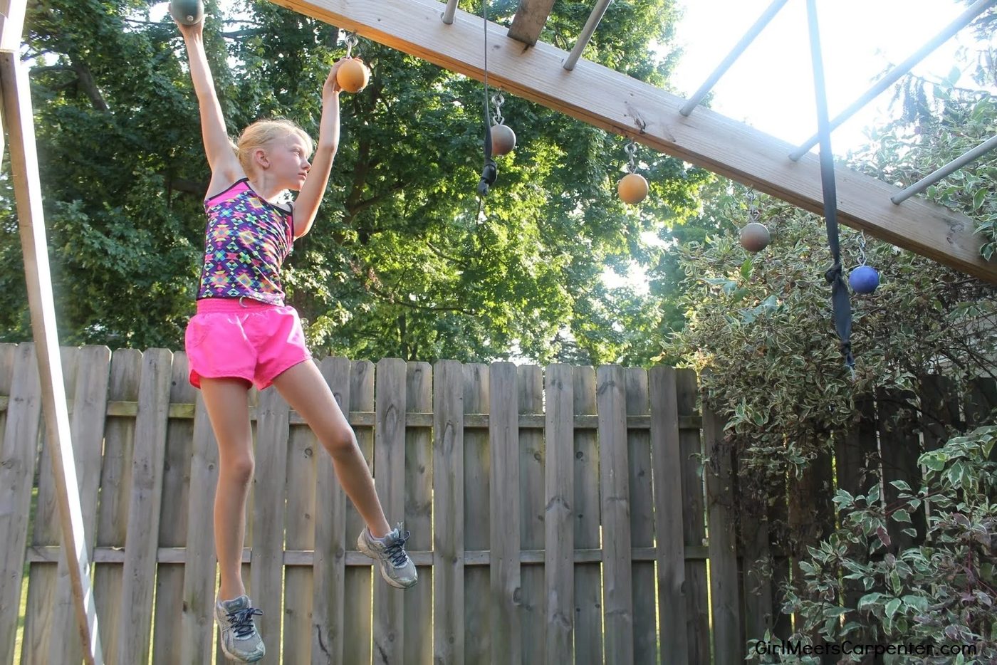 Handmade Ninja Warrior Obstacle Course With Cannonballs, By Girl Meets Carpenter Featured On @Bekob