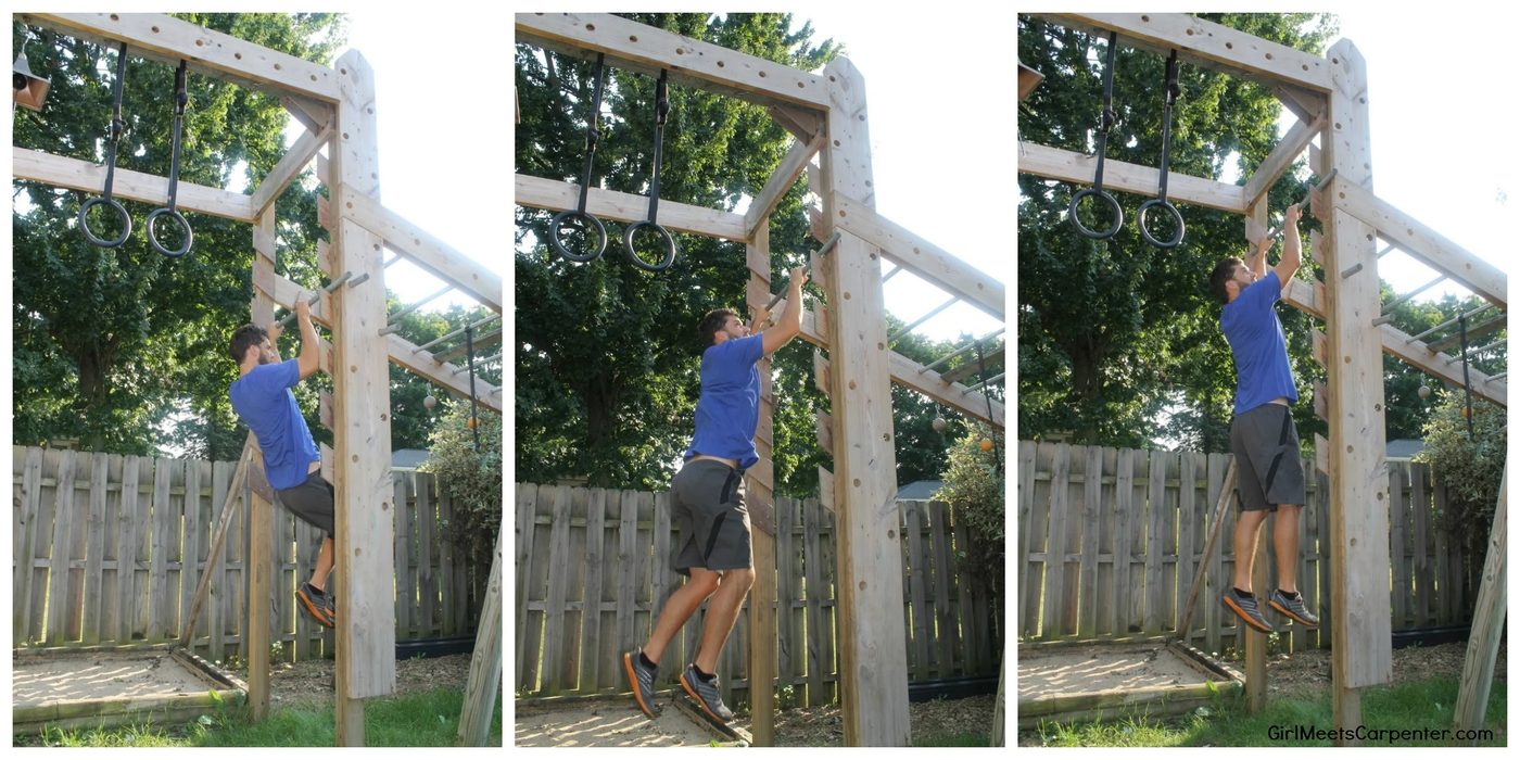 Handmade Ninja Obstacle Course, Salmon Ladder, By Girl Meets Carpenter Featured On @Bekob