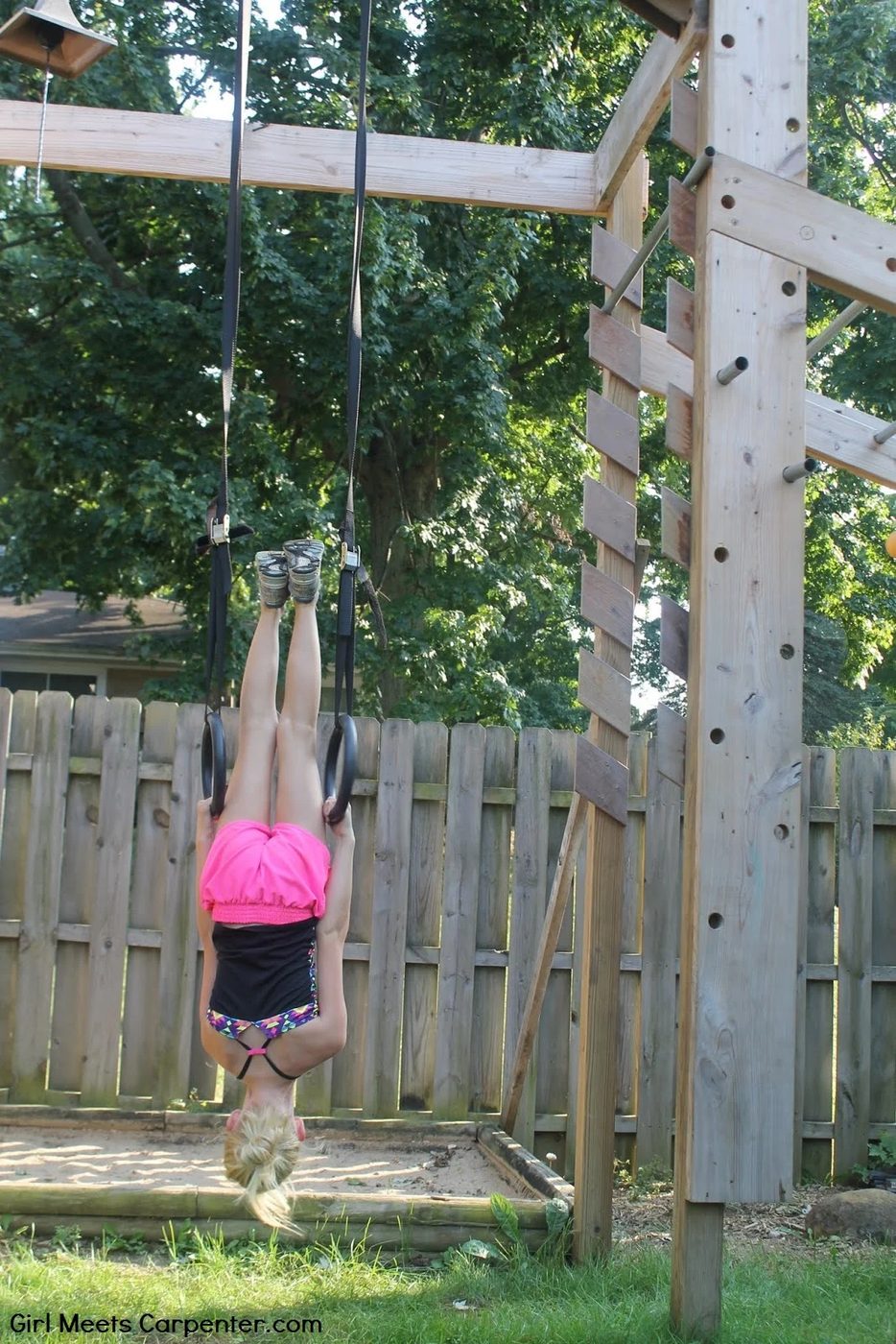 Handmade Ninja Obstacle Course With Adjustable Rings, By Girl Meets Carpenter Featured On @Bekob