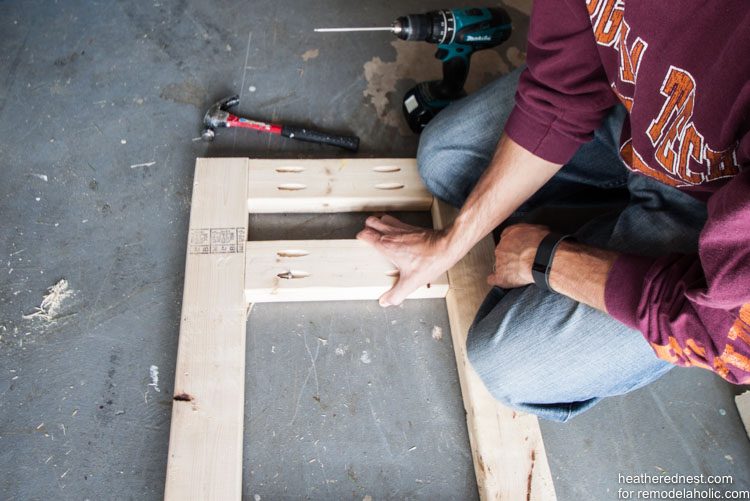 straightforward Handmade bike rack walkthrough to organize your garage NOW! Bekob.com via heatherednest.com