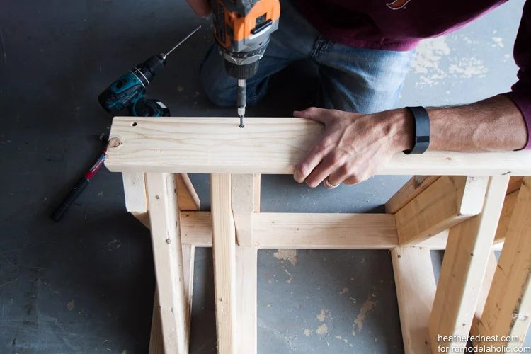 straightforward Handmade bike rack walkthrough to organize your garage NOW! Bekob.com via heatherednest.com