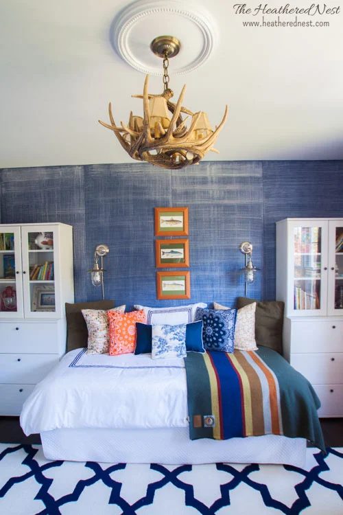 Handmade Dollar Store Bandana Pillows from Heathered Nest