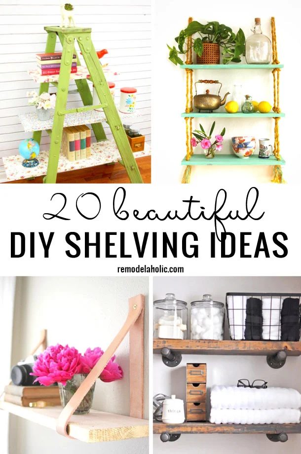 20 striking Handmade Shelving options Bekob