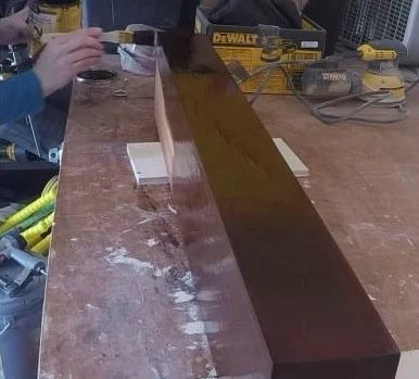 Floating Shelf Stain