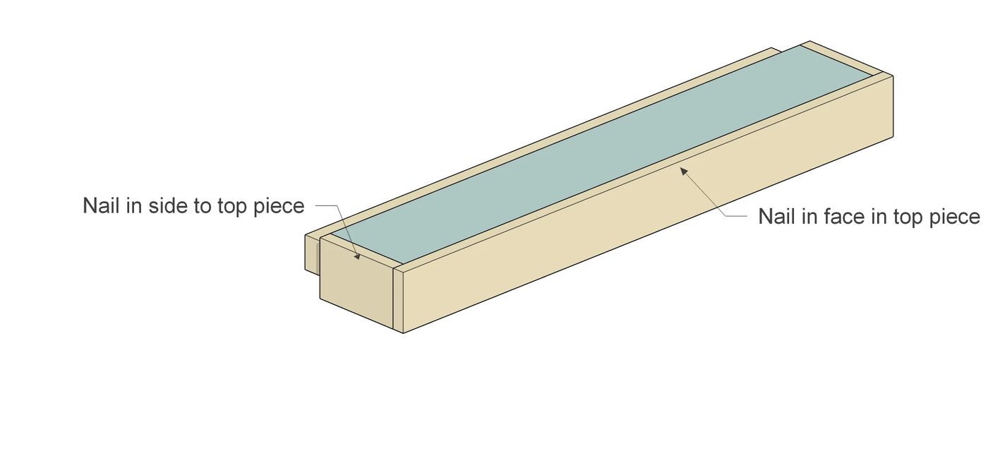 Bekob Floating Shelf Assemble Step 5
