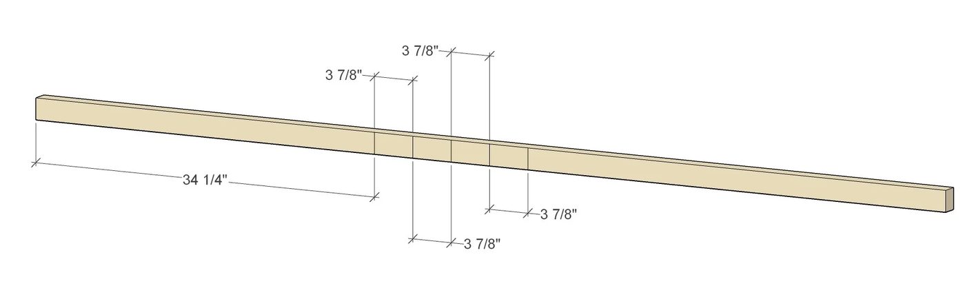 Bekob Floating Shelf 2x4 Supports