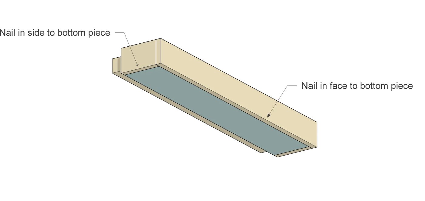 Bekob Floating Shelf Assemble Step 4