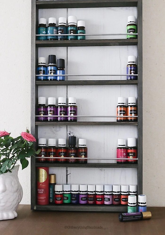 Essential Oil Shelf Organizer