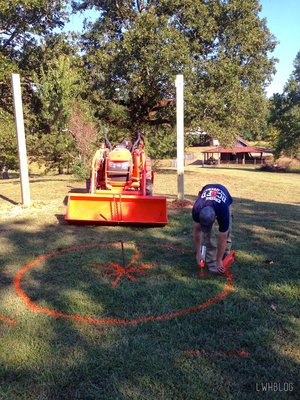 Pergola and Fire Pit walkthrough by Little White House Blog featured on @Bekob