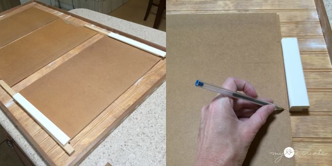 measuring and marking for picture holders, MyLove2Create