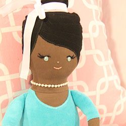 Doll pattern square image- small