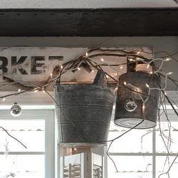 winter branch valance