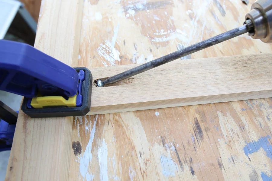 straightforward Handmade Vertical Wall Planter Ladder Building walkthrough Angela Marie Made Featured On Bekob (5)