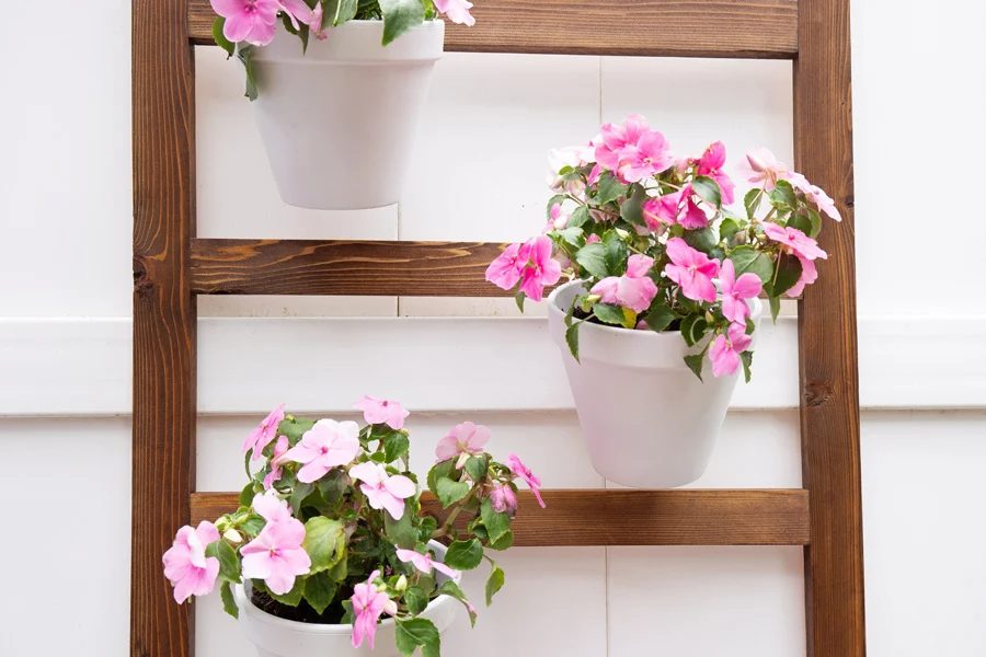 Build an straightforward Handmade Wall Planter Ladder