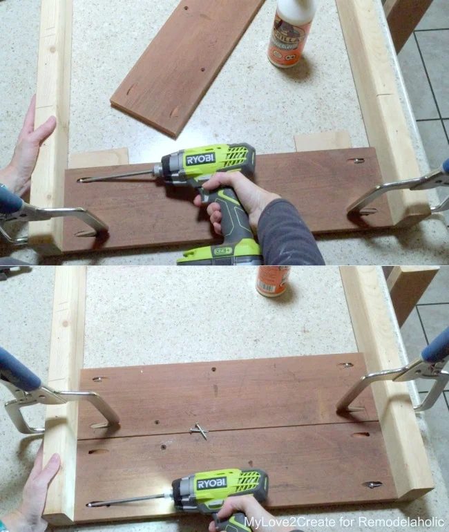 building sides of planter box with legs, MyLove2Create for Bekob