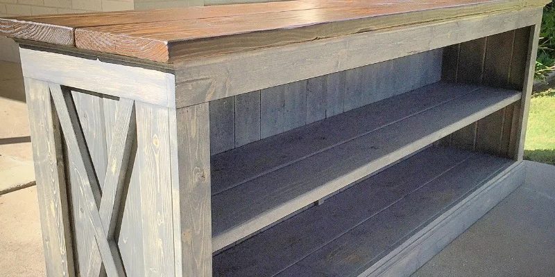 Build a Farmhouse TV Console/Sideboard