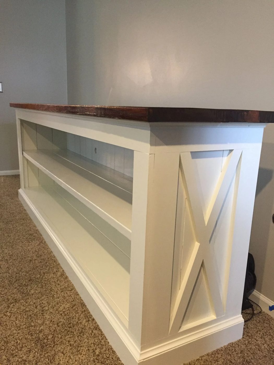 Handmade Planked X Rustic Console Table, By Mary Featured On @Bekob