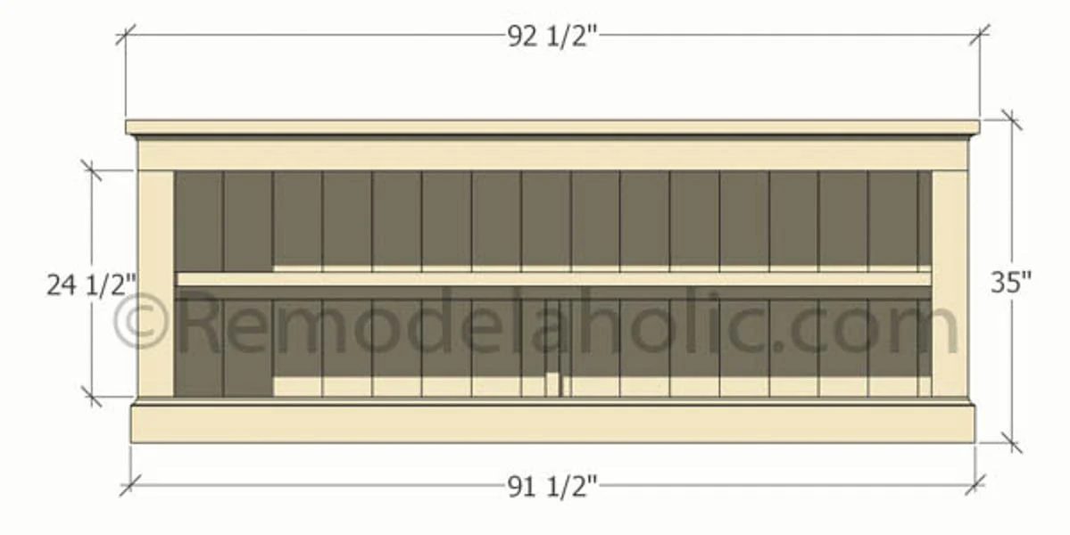 farmhouse console sideboard table plans-1 @Bekob (3)