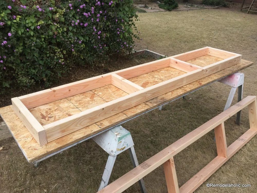 build a farmhouse style planked x tv console or sideboard @Bekob (10)