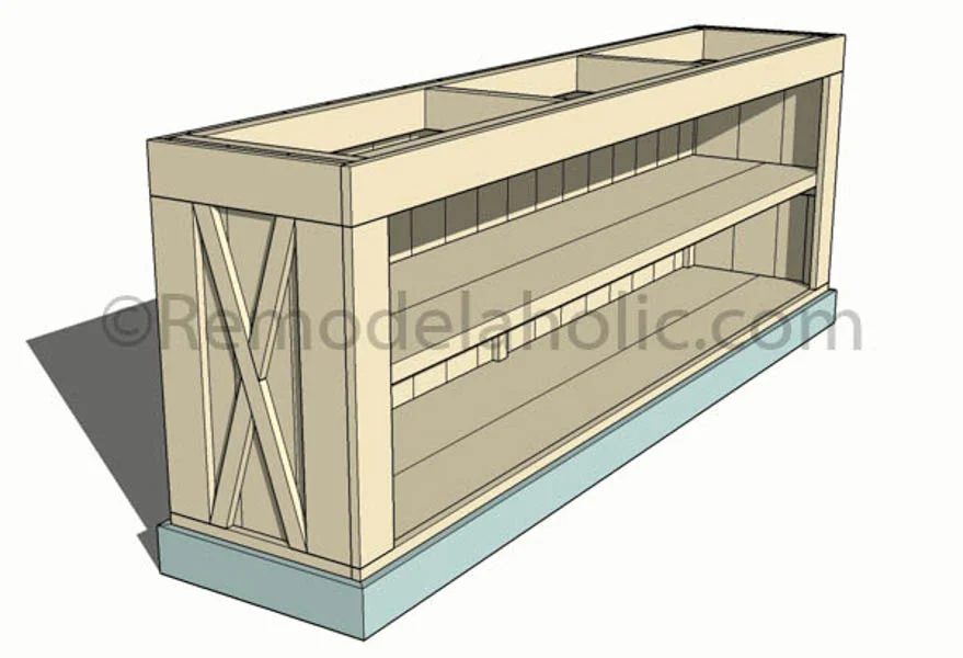 TV console sideboard table plans-1 @Bekob (12)