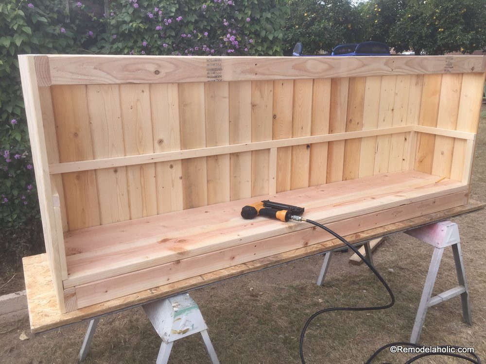 build a farmhouse style planked x tv console or sideboard @Bekob (17)