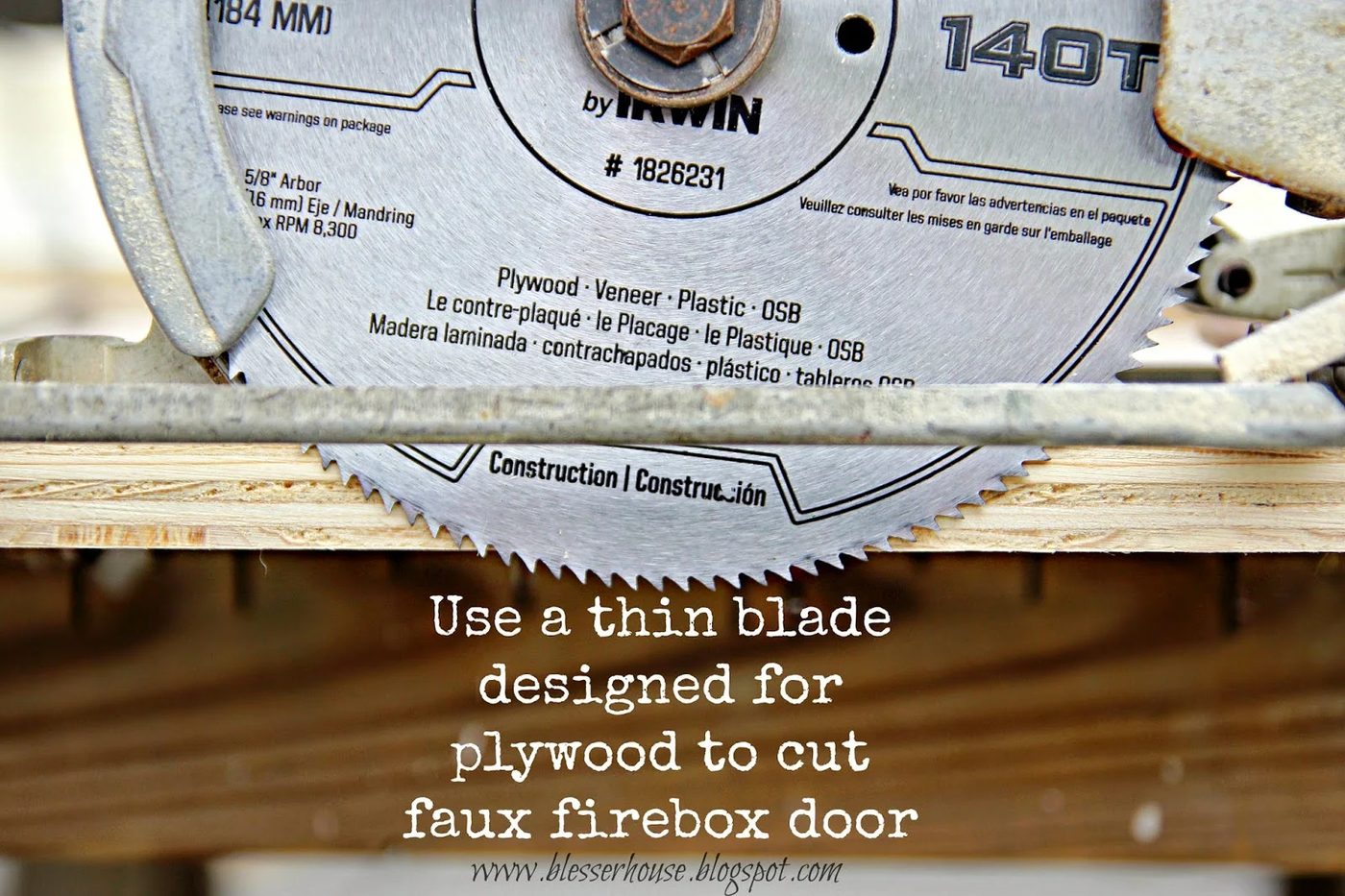 building a faux fireplace - Blesser House featured on @Bekob