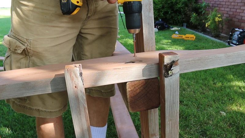 direct wooden wedding arbor walkthrough