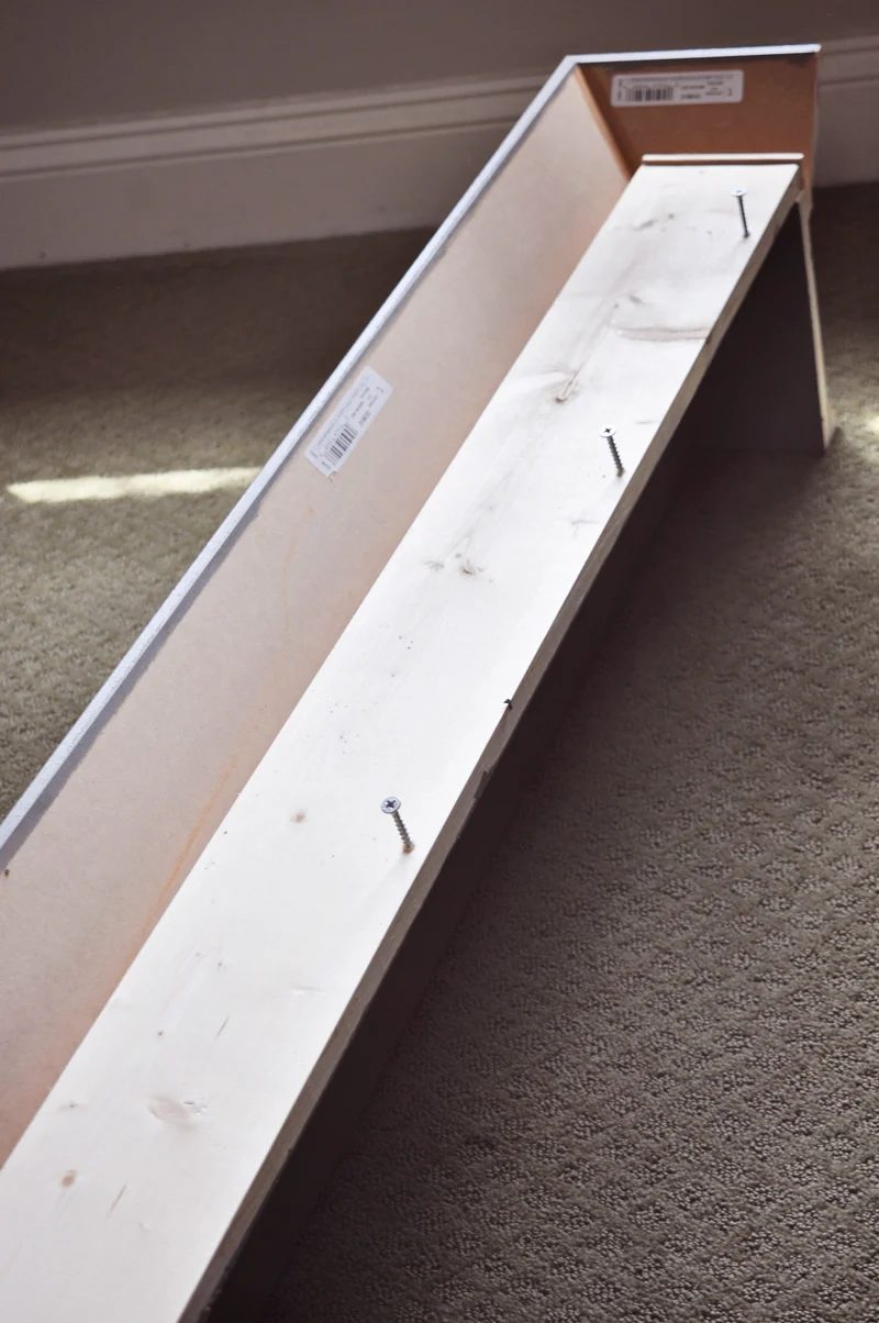 Handmade Window Cornice | detailed step-by-step photo walkthrough to build and hang a wood window cornice, on Bekob.com