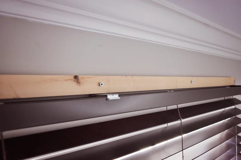 how to hang a wood window cornice box